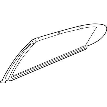 Mopar 4780125AL Molding-Rear Door