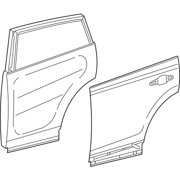 Toyota 67004-0A040 Door Shell