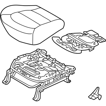 Kia 88100E4040ASY CUSHION ASSY-FR SEAT