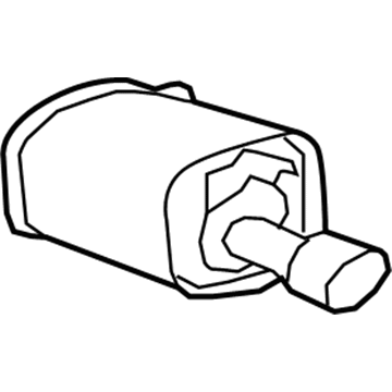 GM 92249200 Rear Muffler