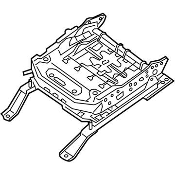 Nissan 87301-5AB0A Frame Assy-Cushion, Front Seat RH