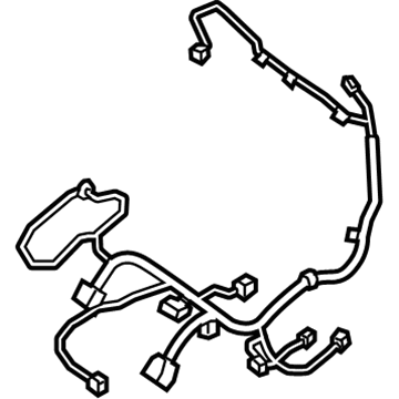 Nissan 87019-5AB0A Harness-Front Seat, RH