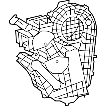 Mopar 68313473AA Housing-A/C And Heater Upper