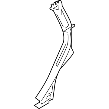 BMW 41-00-7-385-435 Reinforcement Column C, Bottom, Left