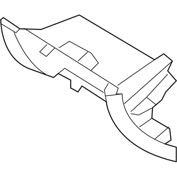 Hyundai 84540-3K650-HZ Panel-Lower Crash Pad Inner, RH