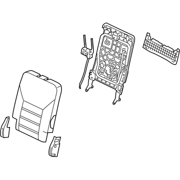 Kia 89300C6500C61 Back Assembly-3RD Seat, L