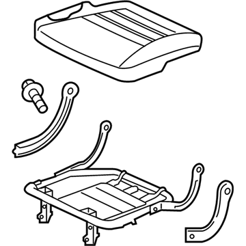 Kia 89200C6500C61 Cushion Assembly-3RD Seat