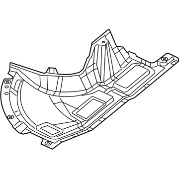 Mopar 68163987AB Belly Pan-Extension Front