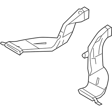 Hyundai 97360-A5000 Duct-Rear Heating, LH