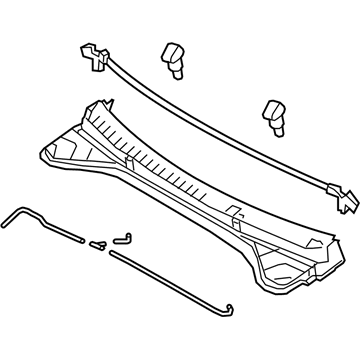 Hyundai 86150-F2100 Cover Assembly-Cowl Top