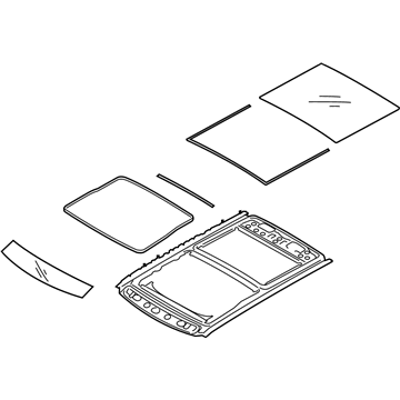 Kia 81610B2000 Panoramaroof Frame Assembly