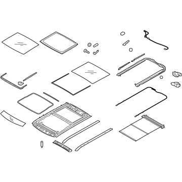 Kia 81600B2000BF3 Sunroof Assembly