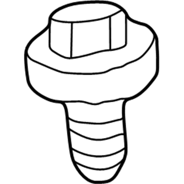 Acura 93903-252G0 Screw, Tapping (5X12)