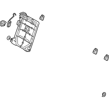 Kia 89410H9500 Frame Assembly-Rear Seat Back