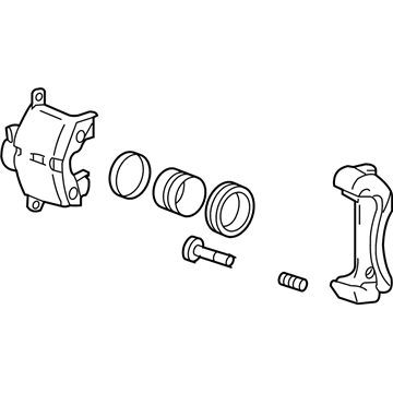 Kia 581102G150 Front Brake Assembly, Left