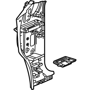 GM 42482504 Hinge Pillar Reinforcement