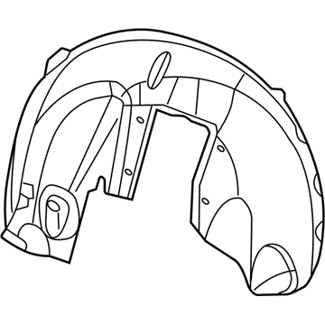 Mopar 68088849AC Shield-WHEELHOUSE