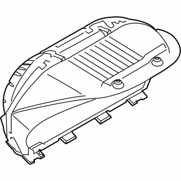 BMW 62-10-5-A4F-D73 INSTRUMENT CLUSTER, HIGH