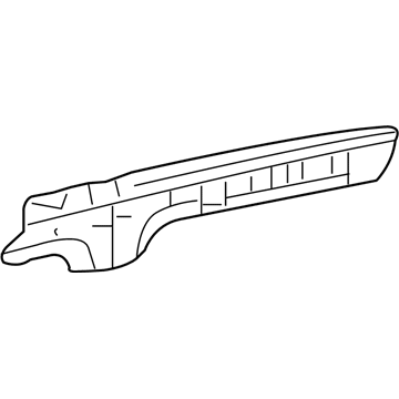 Honda 64611-SLN-A00ZZ Rail, L. Roof Side