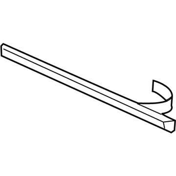 Mopar 5174848AA Molding-Rear Door