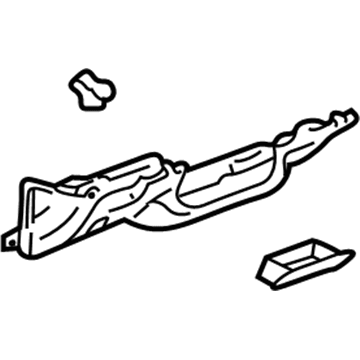 Lexus 55402-24060-A0 Pad Sub-Assy, Instrument Panel Safety, NO.1