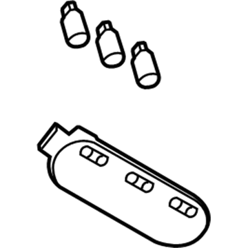 Nissan 26430-3ZA1A Lamp Assembly Map