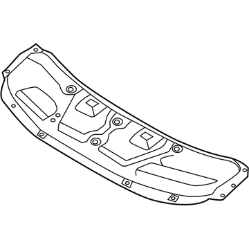 Nissan 65840-1JA0A INSULATOR Hood