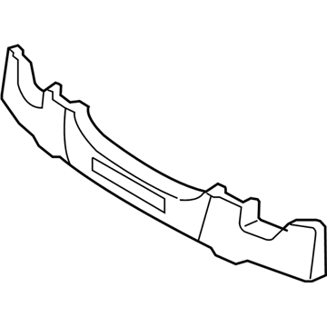 Hyundai 86520-2H000 Absorber-Front Bumper Energy