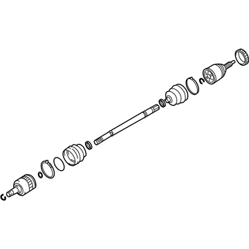 Hyundai 49600-2S000 Shaft Assembly-Drive Rear, LH