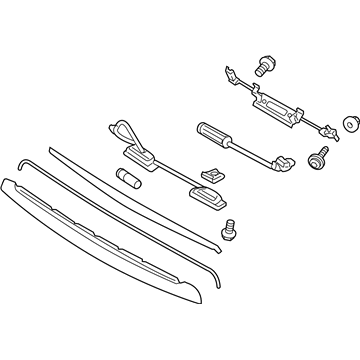 Hyundai 87370-2L300 GARNISH Assembly-TAILGATE