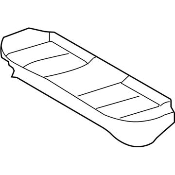 Hyundai 89160-2H100-AAN Rear Seat Cushion Covering Assembly