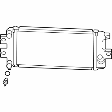 Acura 19080-6S9-A01 SUB-RADIATOR