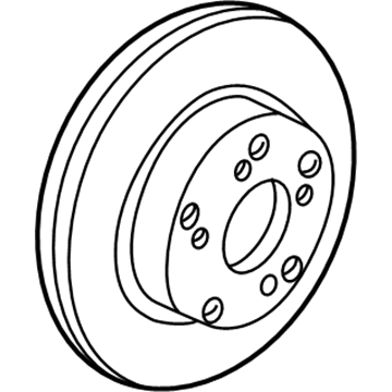 Honda 45251-TA5-A00 Disk, Front Brake