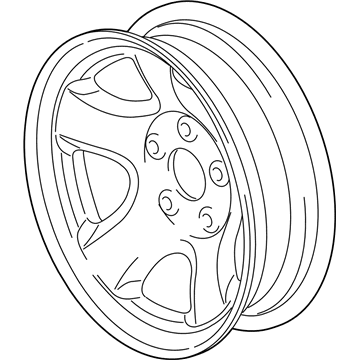 Mopar 52110457AB Steel Wheel