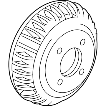 Honda 42610-S3Y-000 Drum, Rear Brake