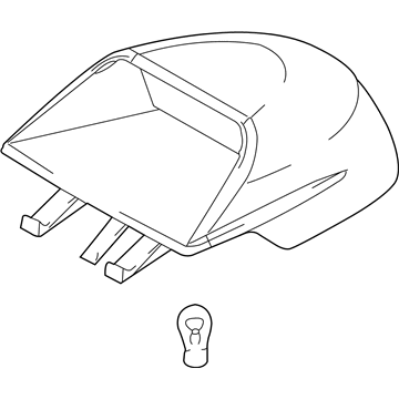 Hyundai 92750-2D000-OH Lamp Assembly-High Mounted Stop