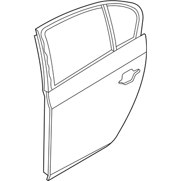 BMW 41-00-7-206-113 Door, Rear Left