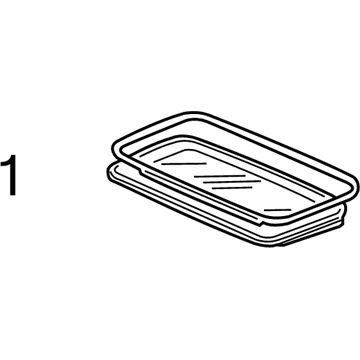 Acura 70200-SEP-A21 Glass Assembly, Sunroof