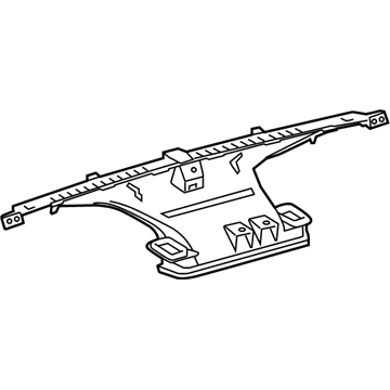 Toyota 55950-74010 Defroster Nozzle