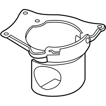 BMW 11-72-7-514-955 Secondary Air Pump Bracket