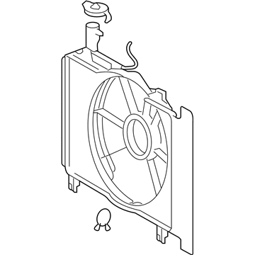 Toyota 16711-21110 Fan Shroud