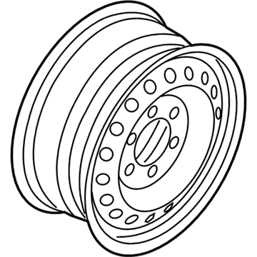 Ford KB3Z-1015-D Wheel, Steel