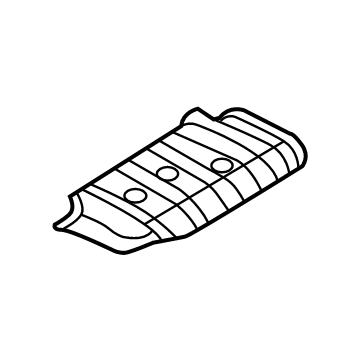 Nissan 74772-5EE0A Heat Insulator-Trunk Floor