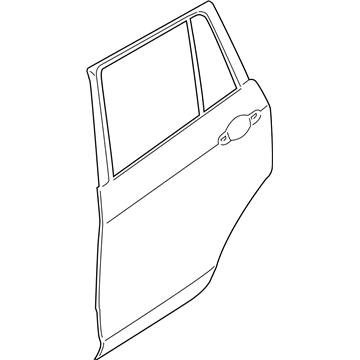 BMW 41-00-2-993-819 Door, Rear Left