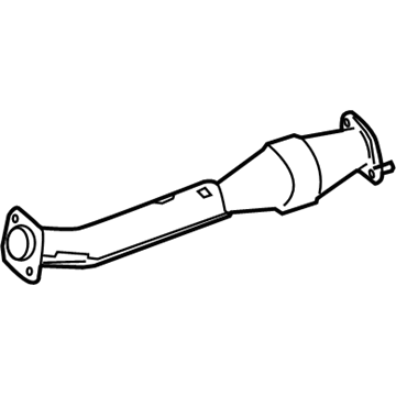 Nissan 20020-ZS00B Exhaust Tube Assembly, Front