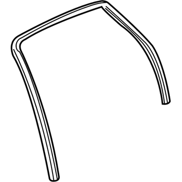 GM 22694710 Weatherstrip Asm, Rear Side Door Window