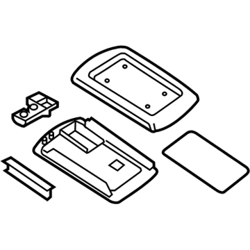 Nissan 96920-ZC000 Lid - Console Box