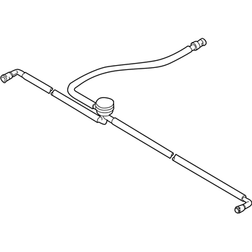 BMW 61-67-7-051-372 Hose Line, Headlight Cleaning System