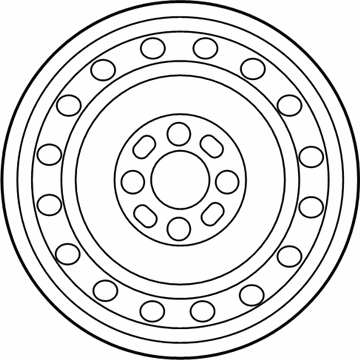 Nissan 40300-3LM0B Wheel Assy-Disc