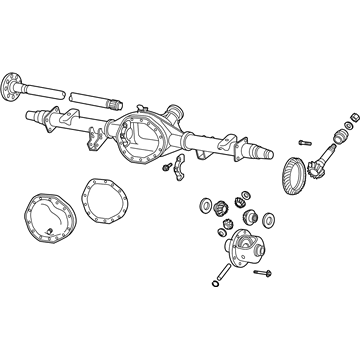 Mopar 5146601AN Axle-Front Complete